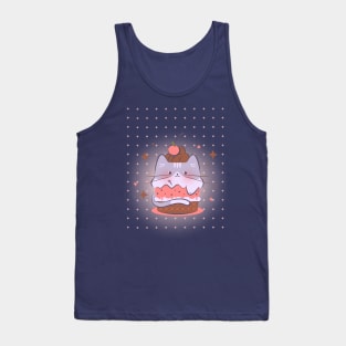 Cute kawaii cat Tank Top